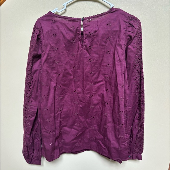 NWT Gap purple blouse - Picture 2 of 3